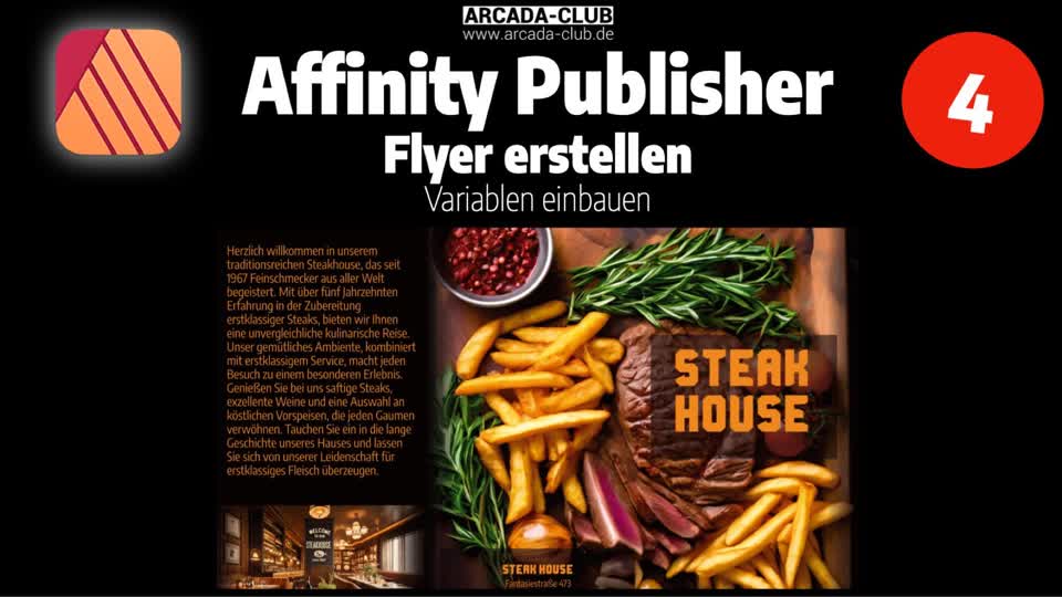 Affinity Publisher - Flyer erstellen