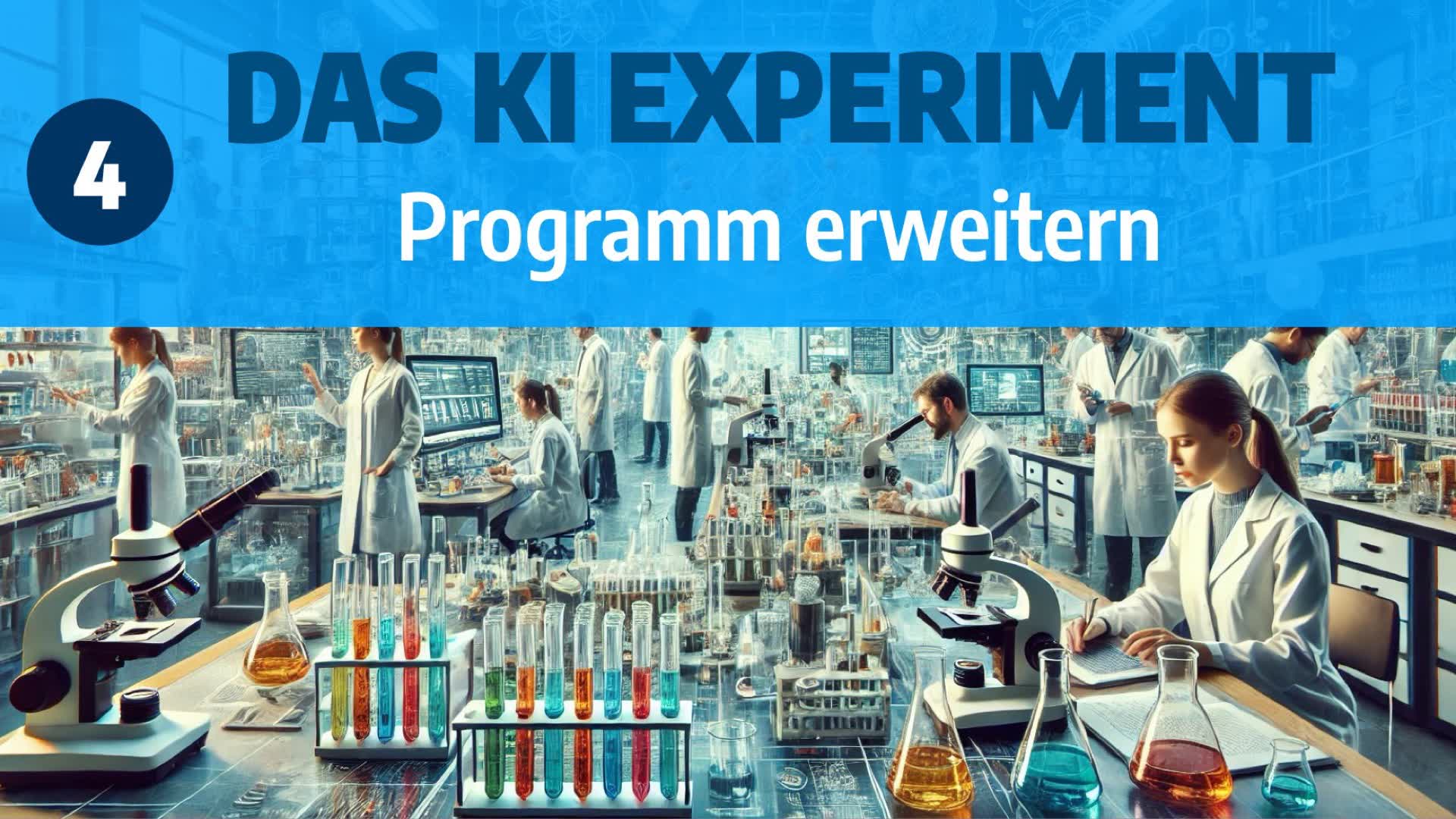 Teil 4 - Programm erweitern