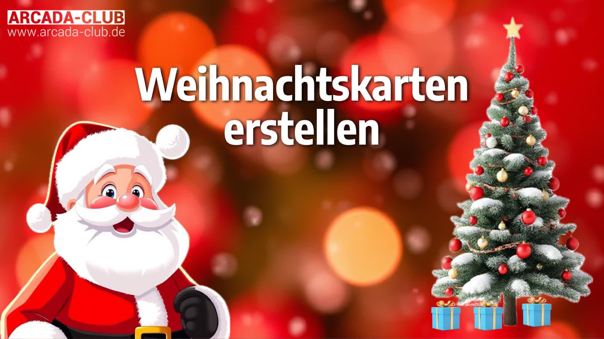 Weihnachtskarten erstellen