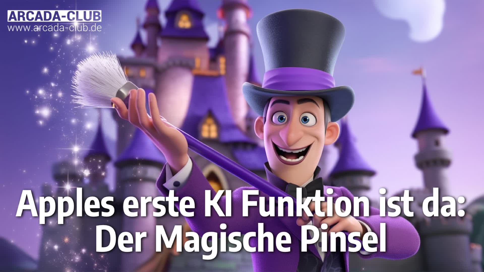 Apples erste KI Funktion ist da: Der Magische Pinsel