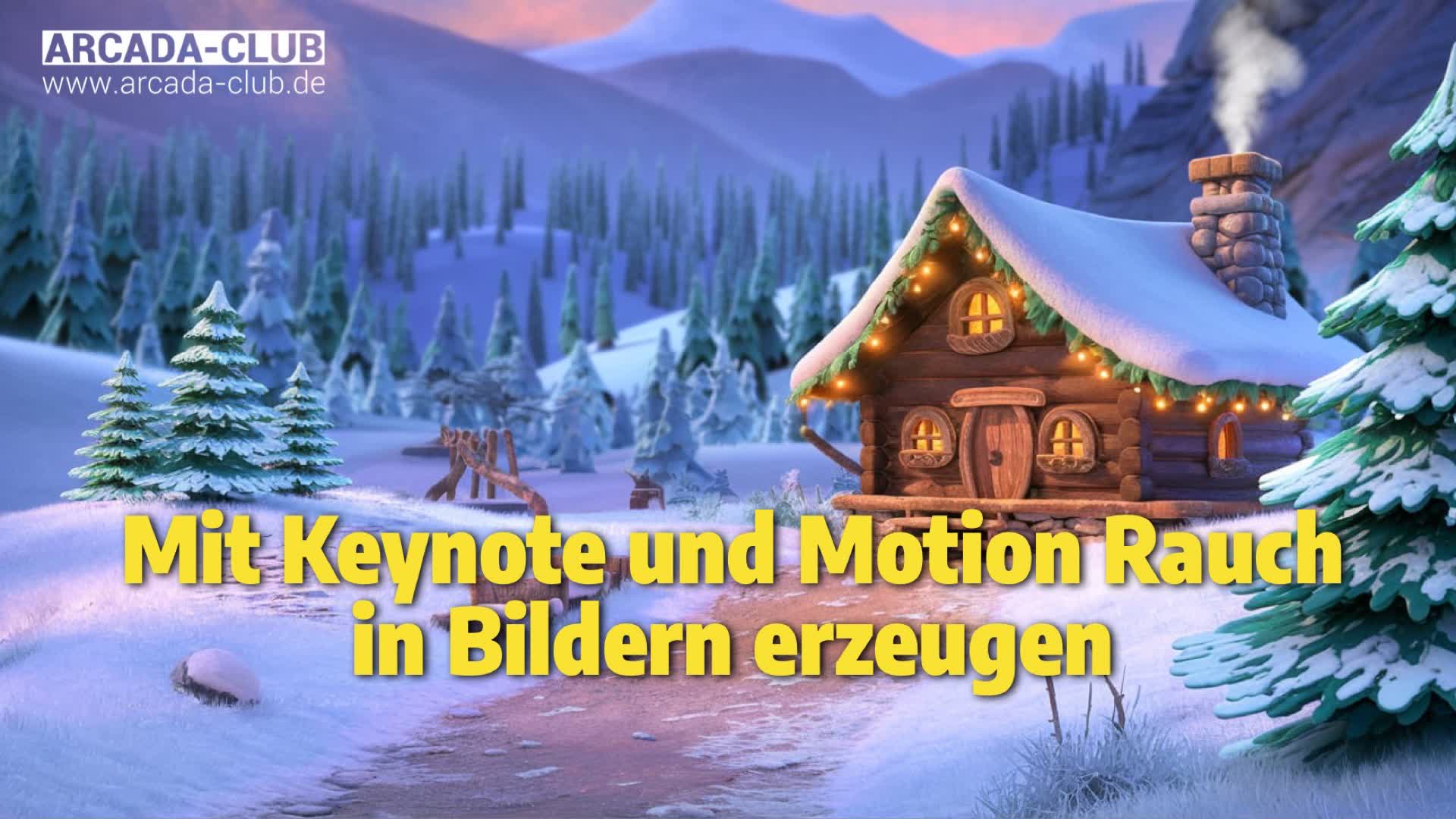 Mit Keynote und Motion Rauch in Bildern erzeugen