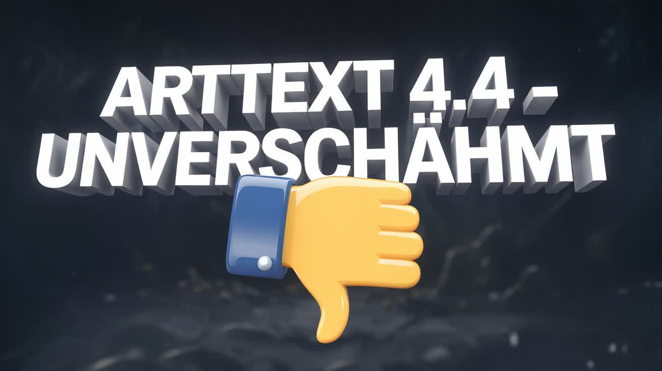 ArtText 4.4 - Die Enttäuschung