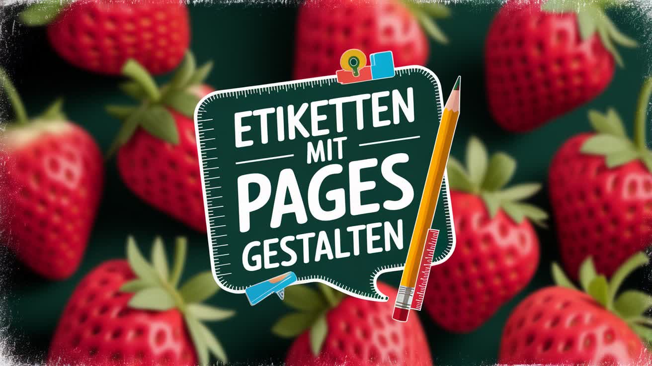 Etiketten mit Pages gestalten