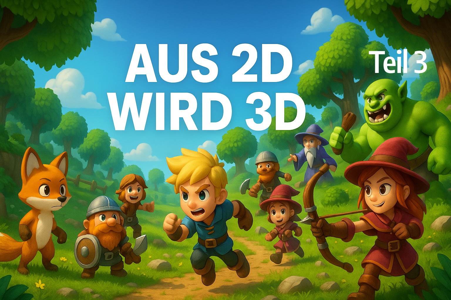 Aus 2D wird 3D - Teil 3