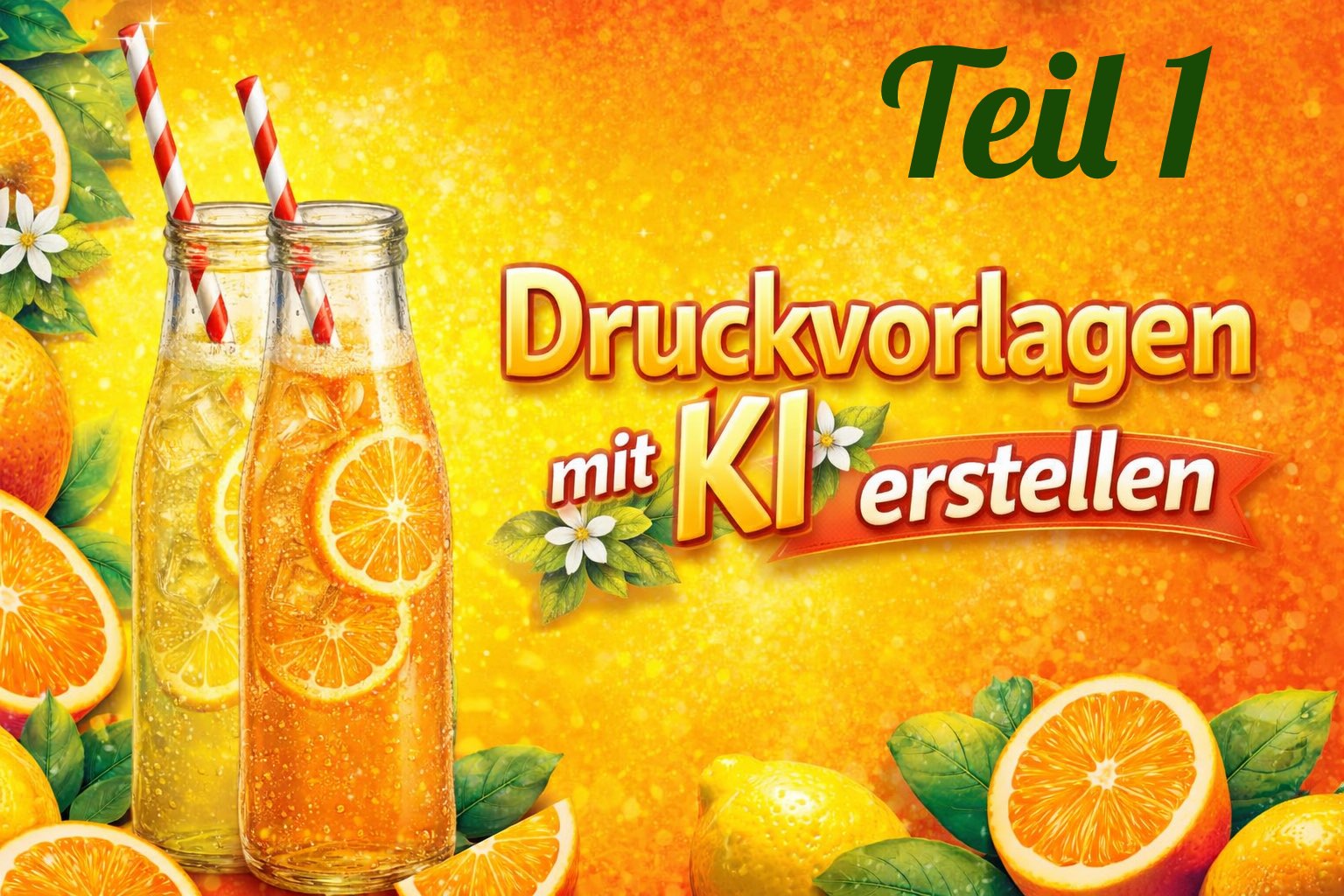 Druckvorlagen mit KI erstellen - Teil 1