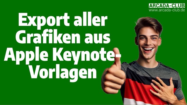 Export aller Grafiken aus Apple Keynote-Vorlagen