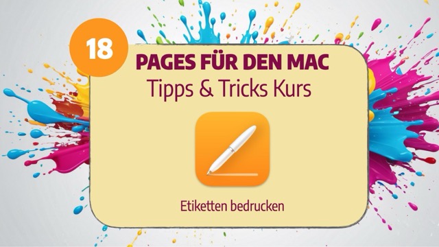 Image for Pages Etiketten drucken