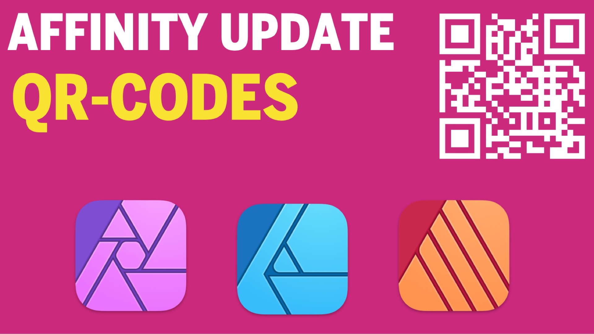 Image for Affinity Update: QR-Codes erstellen